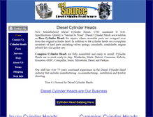 Tablet Screenshot of dieselcylinderheadsource.com